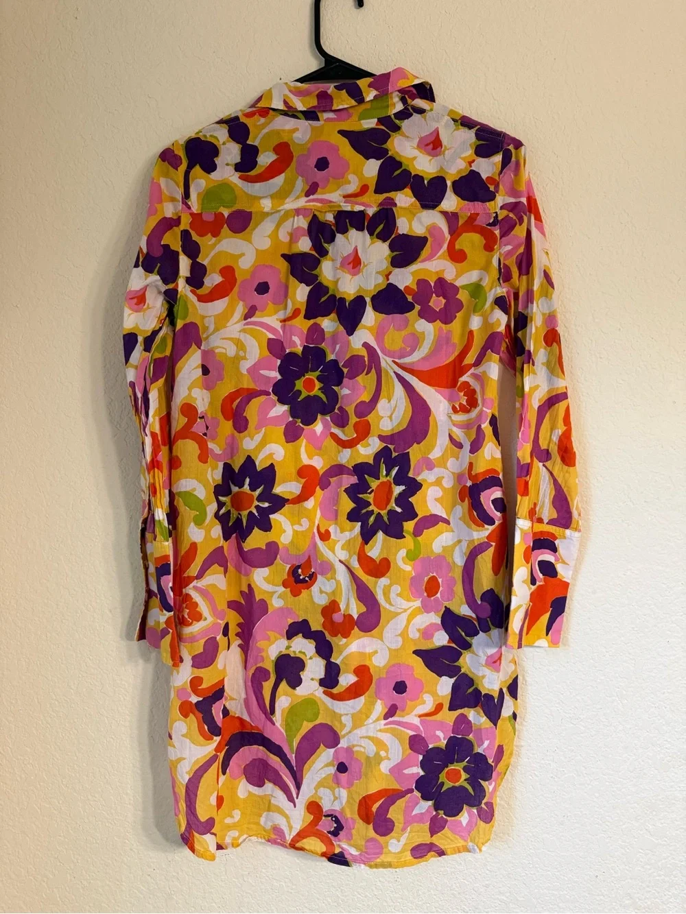 J. Crew Original Beachwear (1990s-2000s) Floral Cover-Up